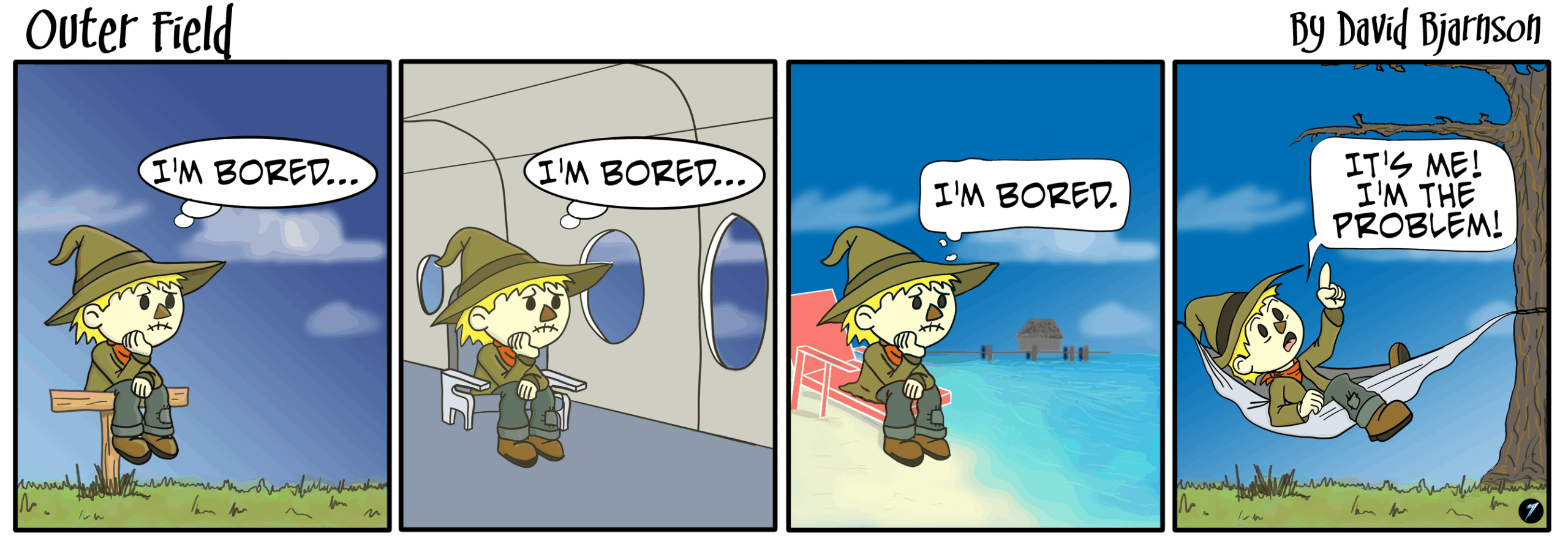 Ace figures out the root of his boredom.